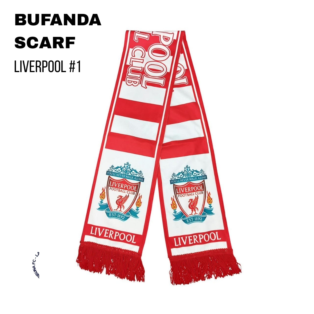 🎁 BUFANDA LIVERPOOL - SCARF (100% off)