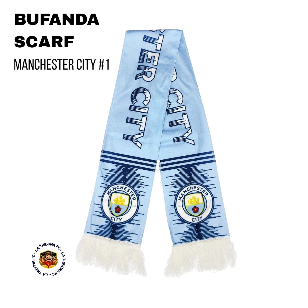 🎁 BUFANDA MANCHESTER CITY - SCARF (100% off)