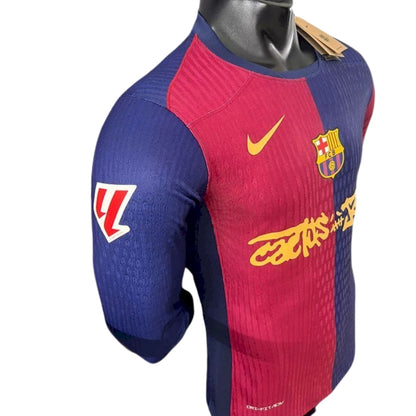 BARCELONA x TRAVIS SCOTT CACTUS JACK 2025 EDICIÓN LIMITADA VERSION JUGADOR (MANGA LARGA)