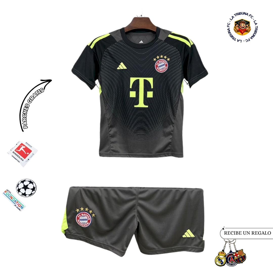 BAYERN MUNICH III PORTERO 25/26 CONJUNTO INFANTIL