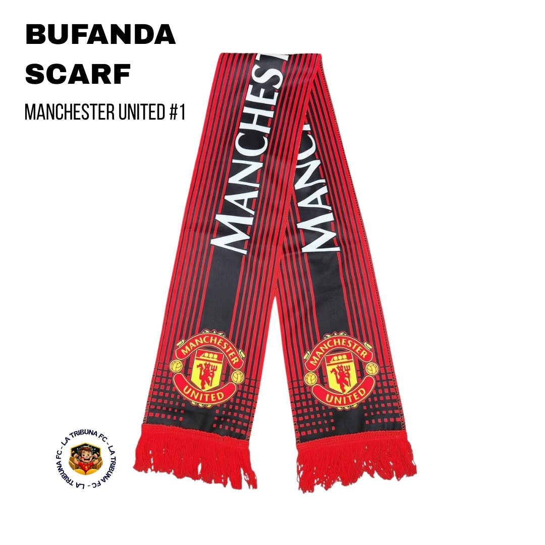 🎁 BUFANDA MANCHESTER UNITED 1 - SCARF (100% off)