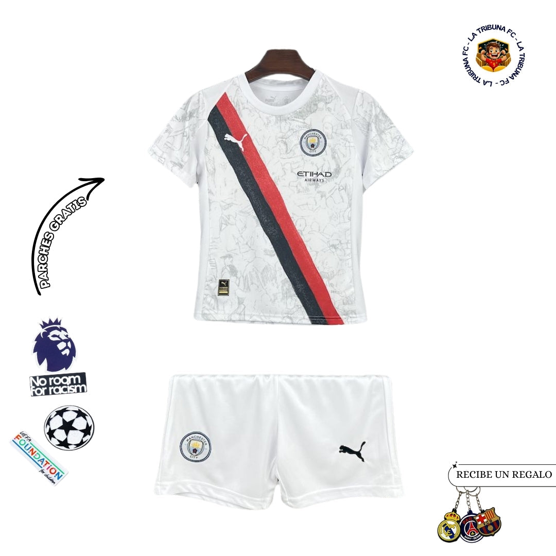 MANCHESTER CITY II 25/26 CONJUNTO INFANTIL