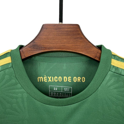 MÉXICO EDICIÓN ESPECIAL DORADO VERDE 25/26 CONJUNTO INFANTIL