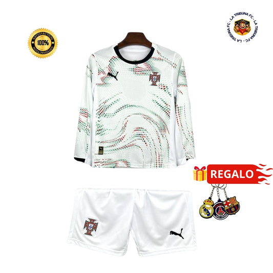 PORTUGAL II 25/26 CONJUNTO INFANTIL (MANGA LARGA)