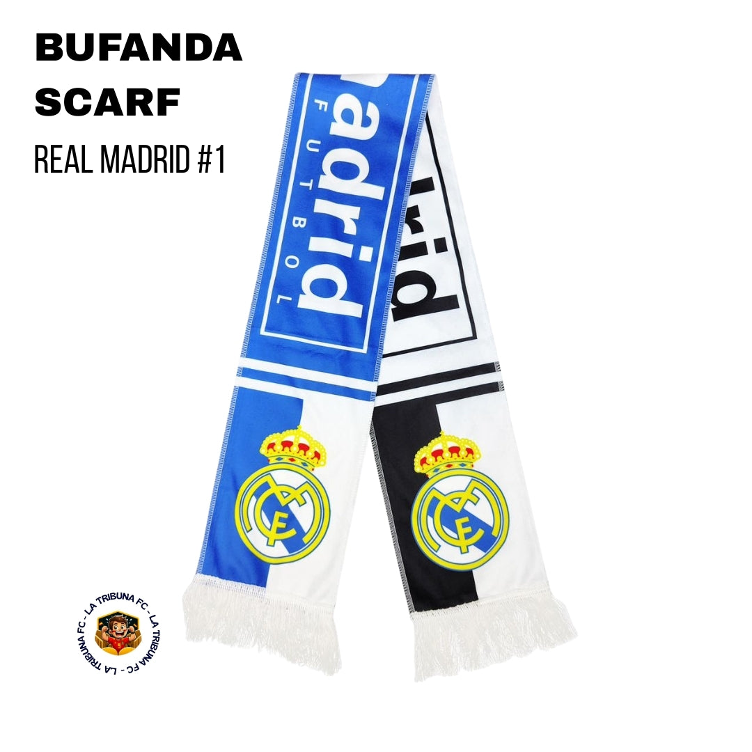 🎁 BUFANDA REAL MADRID - SCARF (100% off)