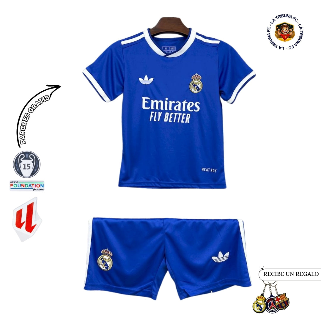REAL MADRID III PORTERO 25/26 CONJUNTO INFANTIL