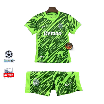 SPORTING I PORTERO 25/26 CONJUNTO INFANTIL